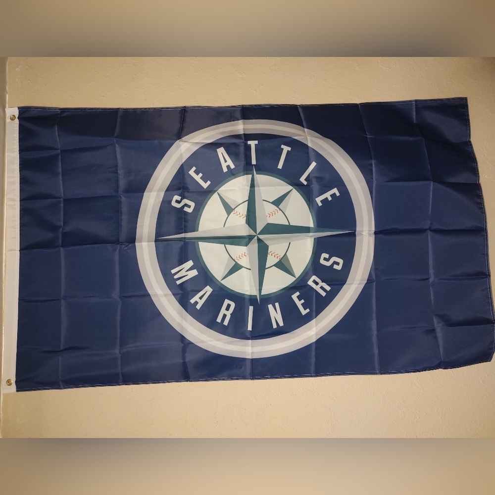 Seattle Mariners 3x5 man cave flag